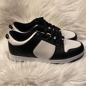 Fubu Shoes Black and White Men's Sneakers Size 10.5 Lace Up New‎